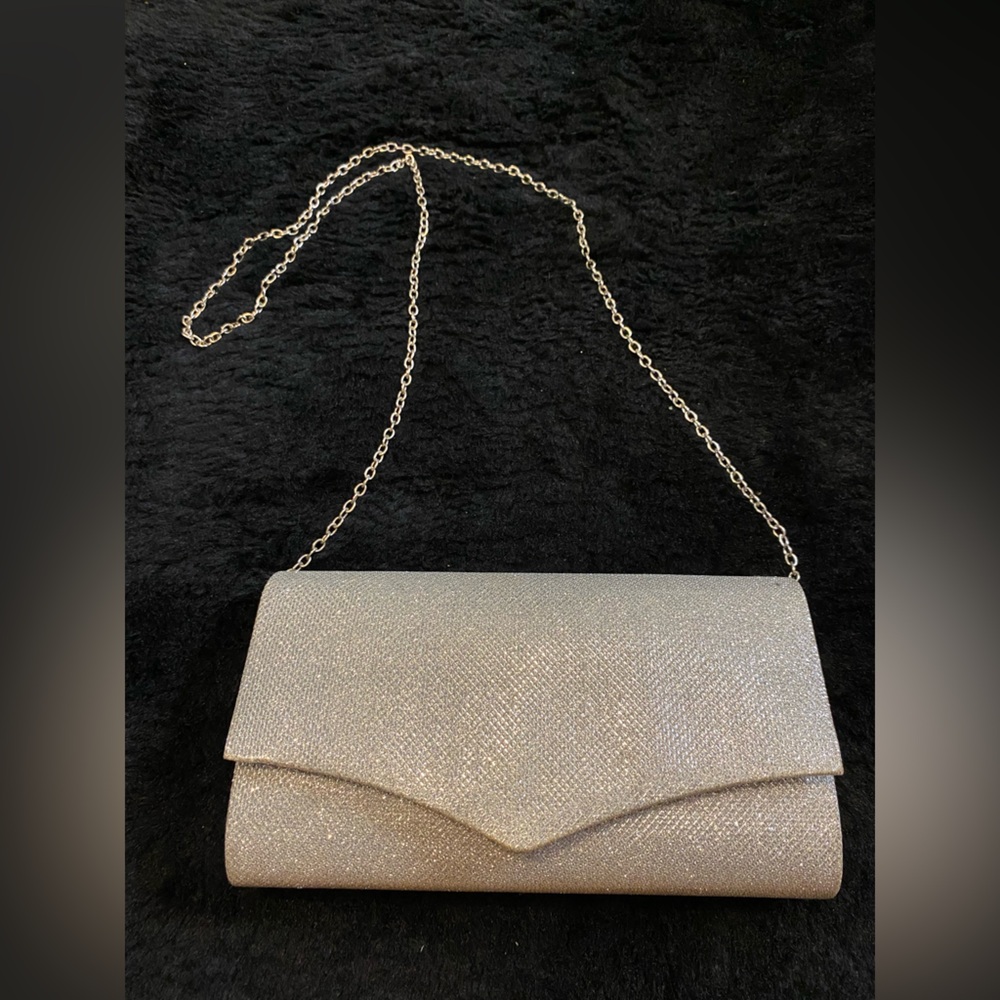 Elegant Silver Evening Clutch
